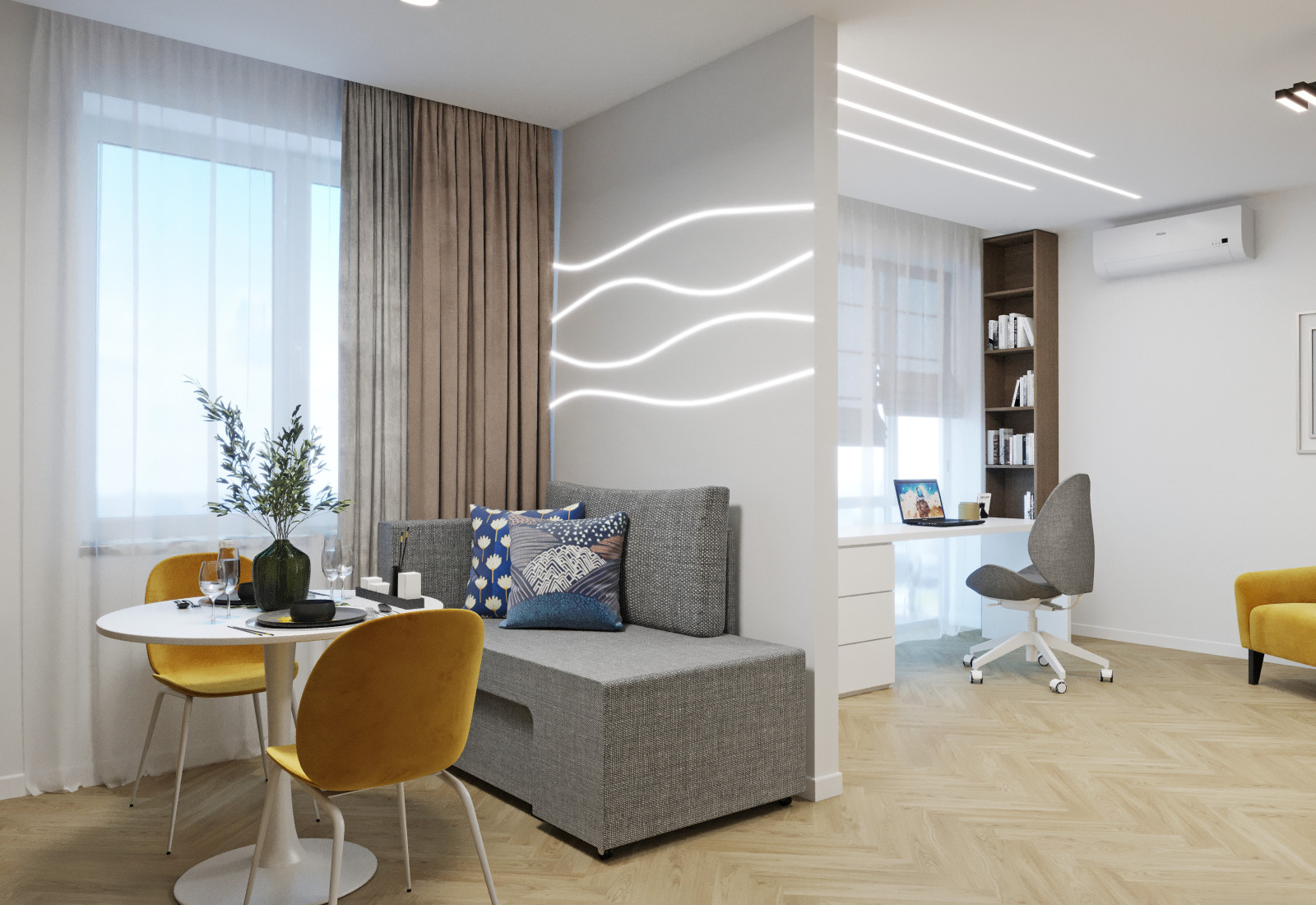 Интерьер для девушки-студентки