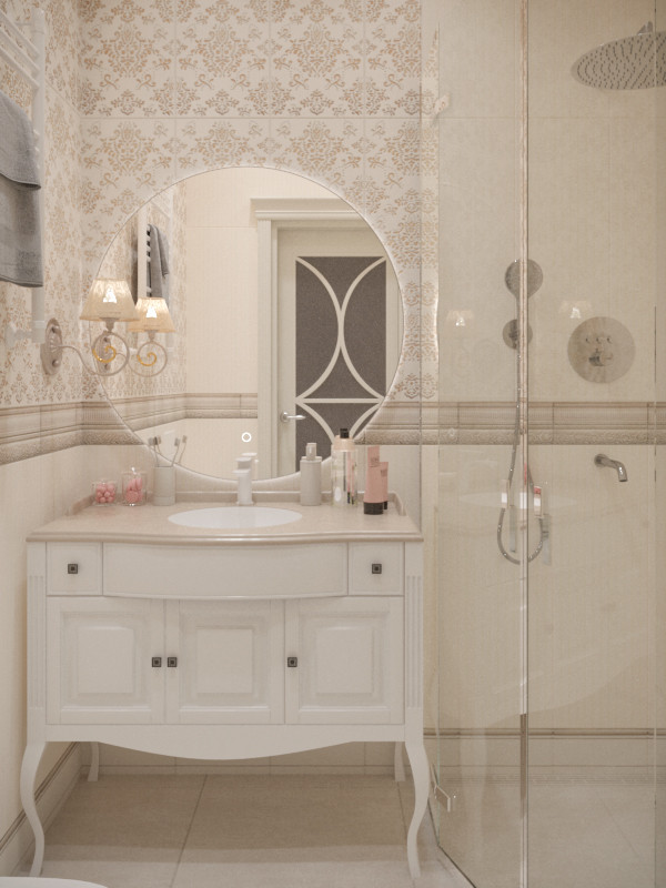 Трехкомнатная квартира в классическом стиле