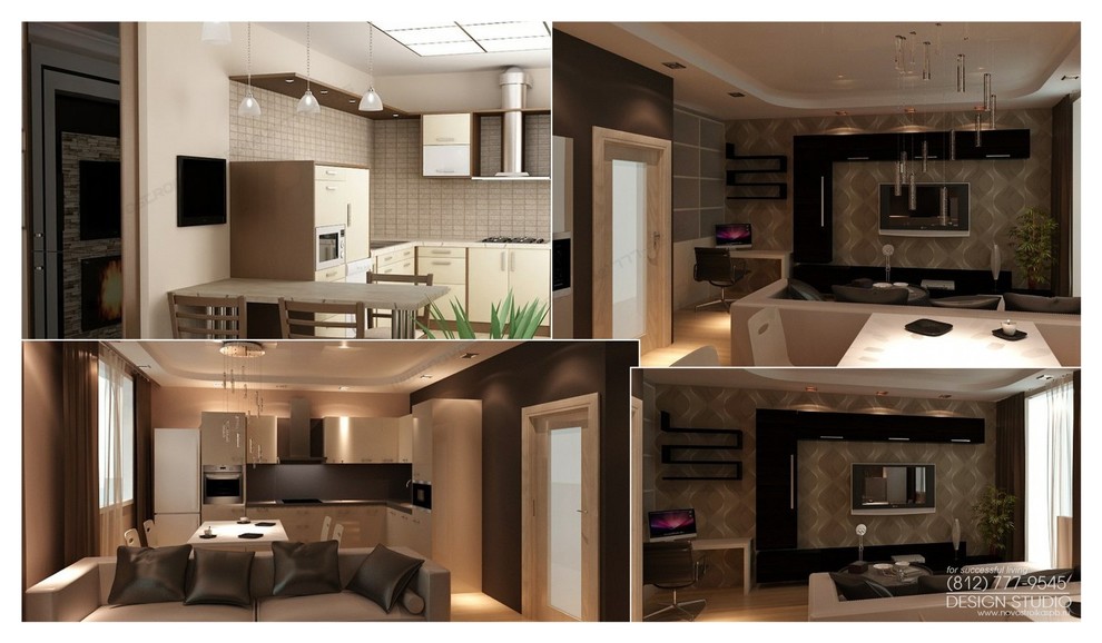 Дизайн интерьера кухни