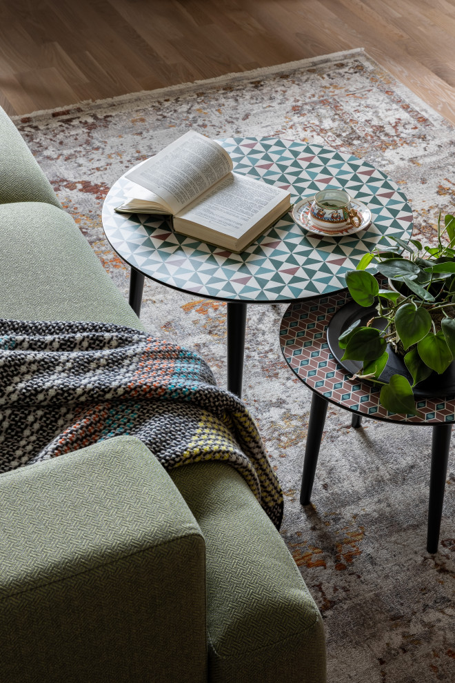 Квартира с библиотекой и коллекцией искусства