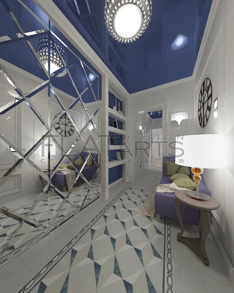 Обложка проекта: Дизайн 3-ной квартиры в стиле арт деко