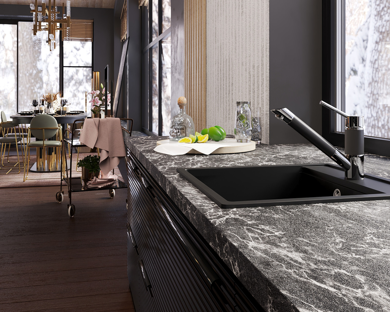 Дизайн интерьера в КП Сосновый Бор село Нижний Ольшанец, Белгородский район