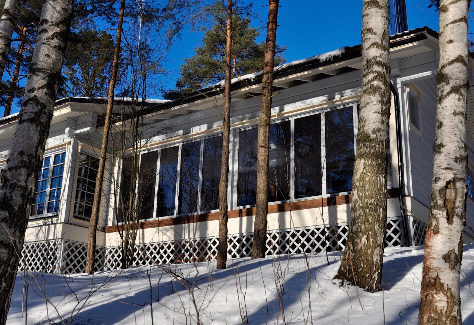 Остекление гостевого дома