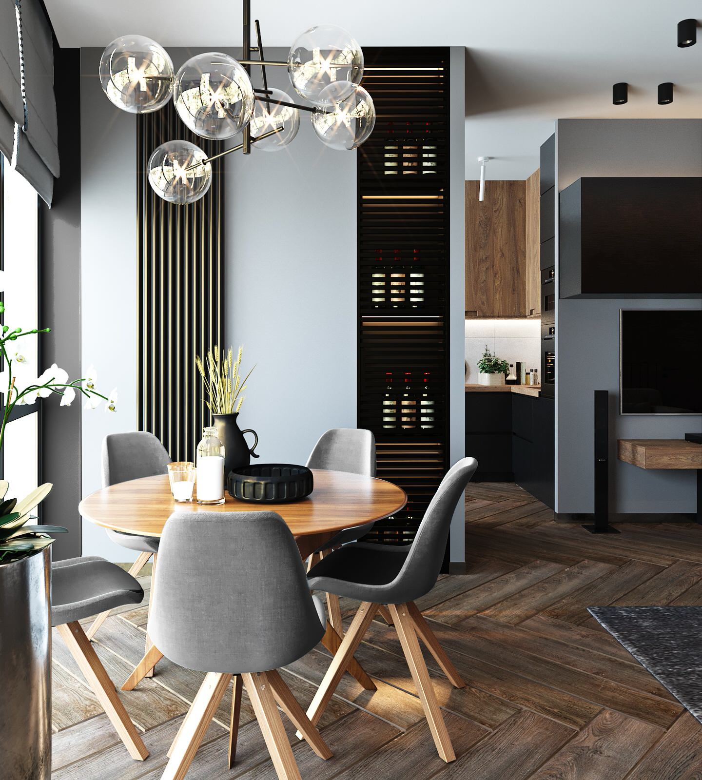 Обложка проекта: Проект трёхкомнатной квартиры в ЖК "Надежда"