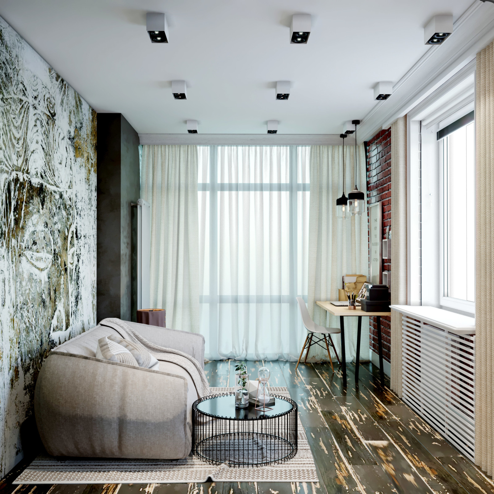 Квартира в стиле лофт