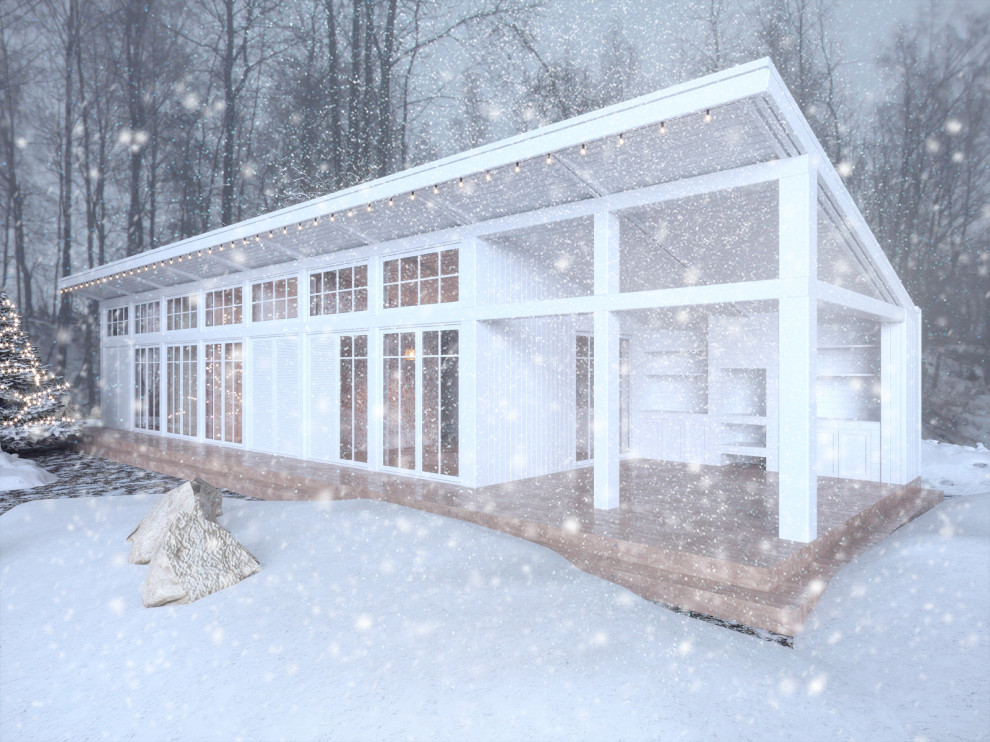 Модульная дача. Проект недорогого дачного дома