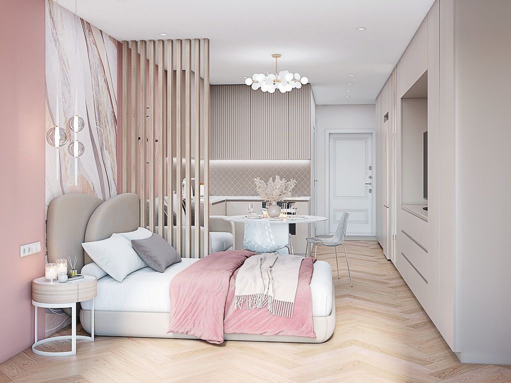 Нежные цвета, как вариант еще одного решения.