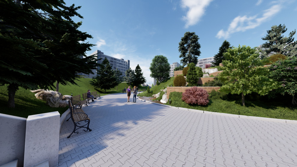 Визуализация городского парка