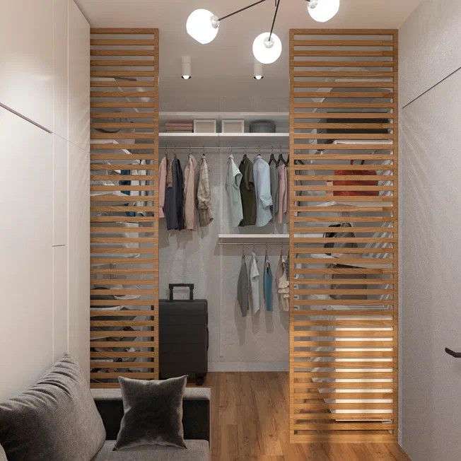 Планировка квартиры эконом класса в стиле сканди