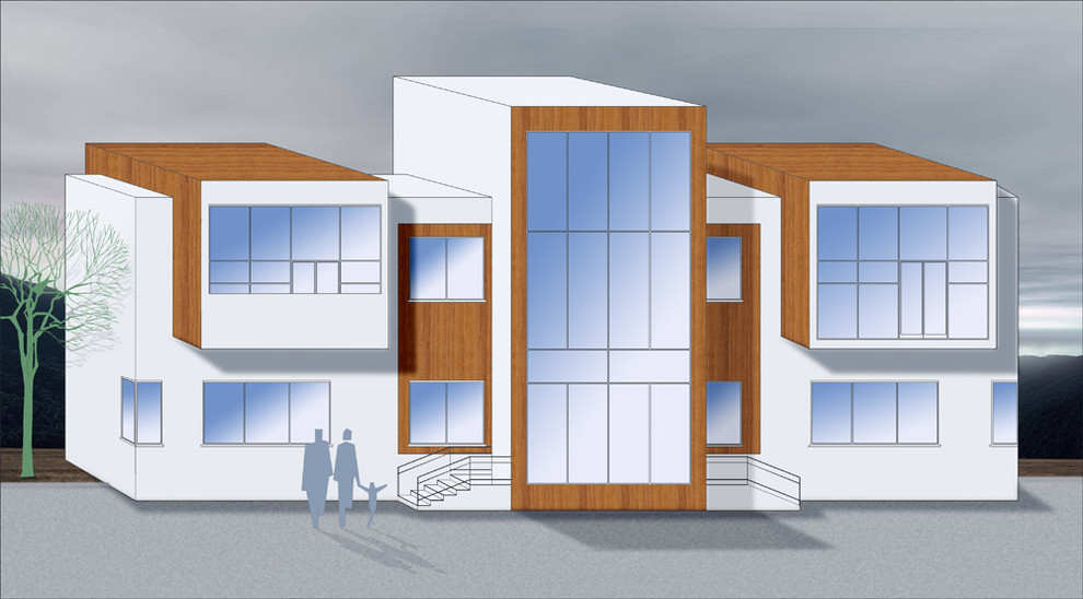 Сблокированный дом в эко стиле