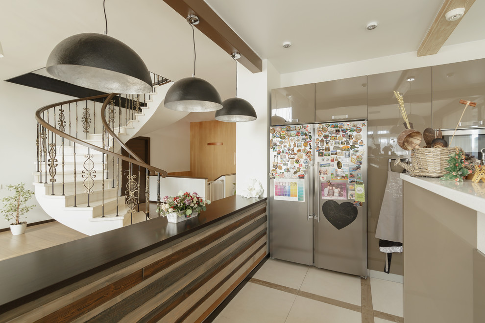 Обложка проекта: Фотографии реализованного интерьера дома в КП Шишкин лес г. Москва