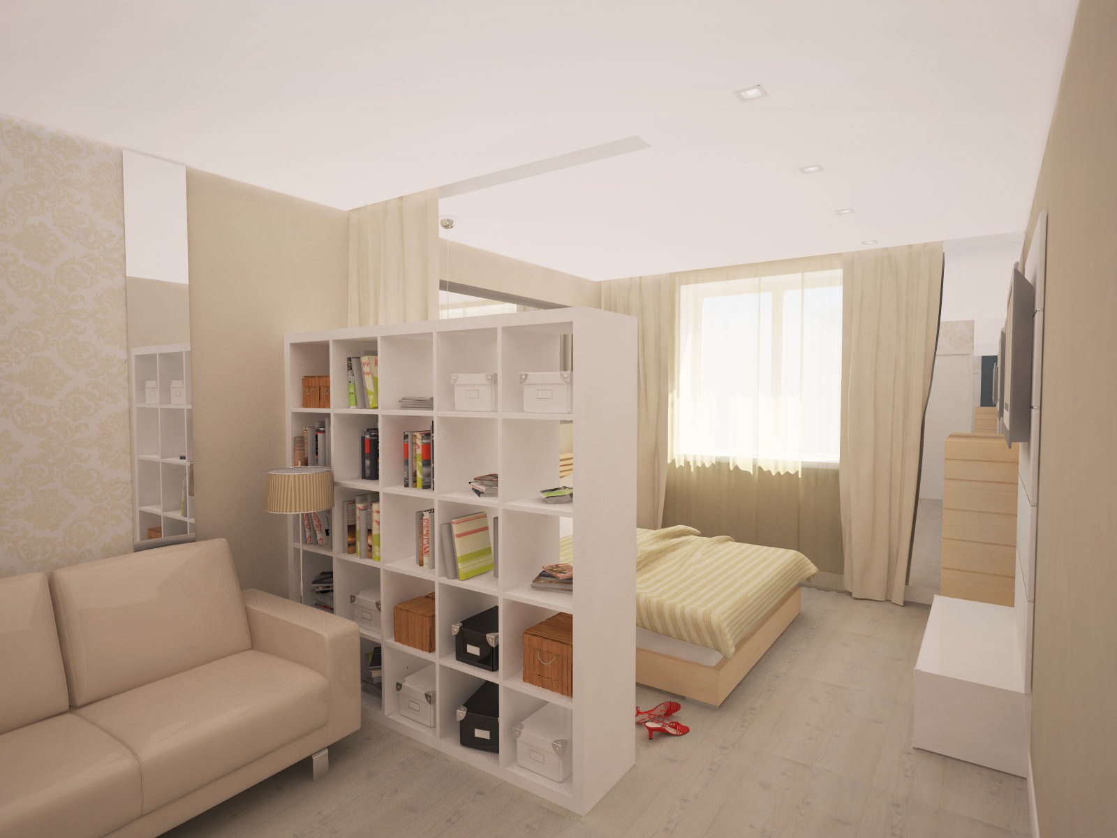 Гостиная-спальня