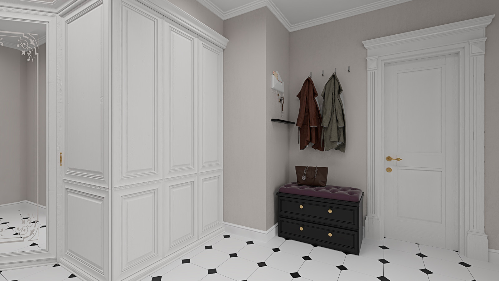 коридор современная классика