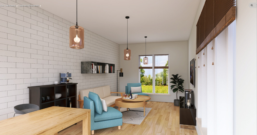 Обложка проекта: Расстановка мебели в летней кухне