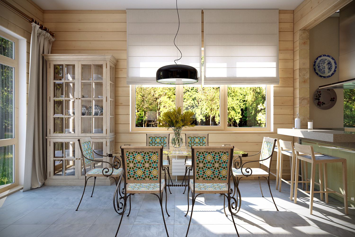 Коттедж из бруса в Москве