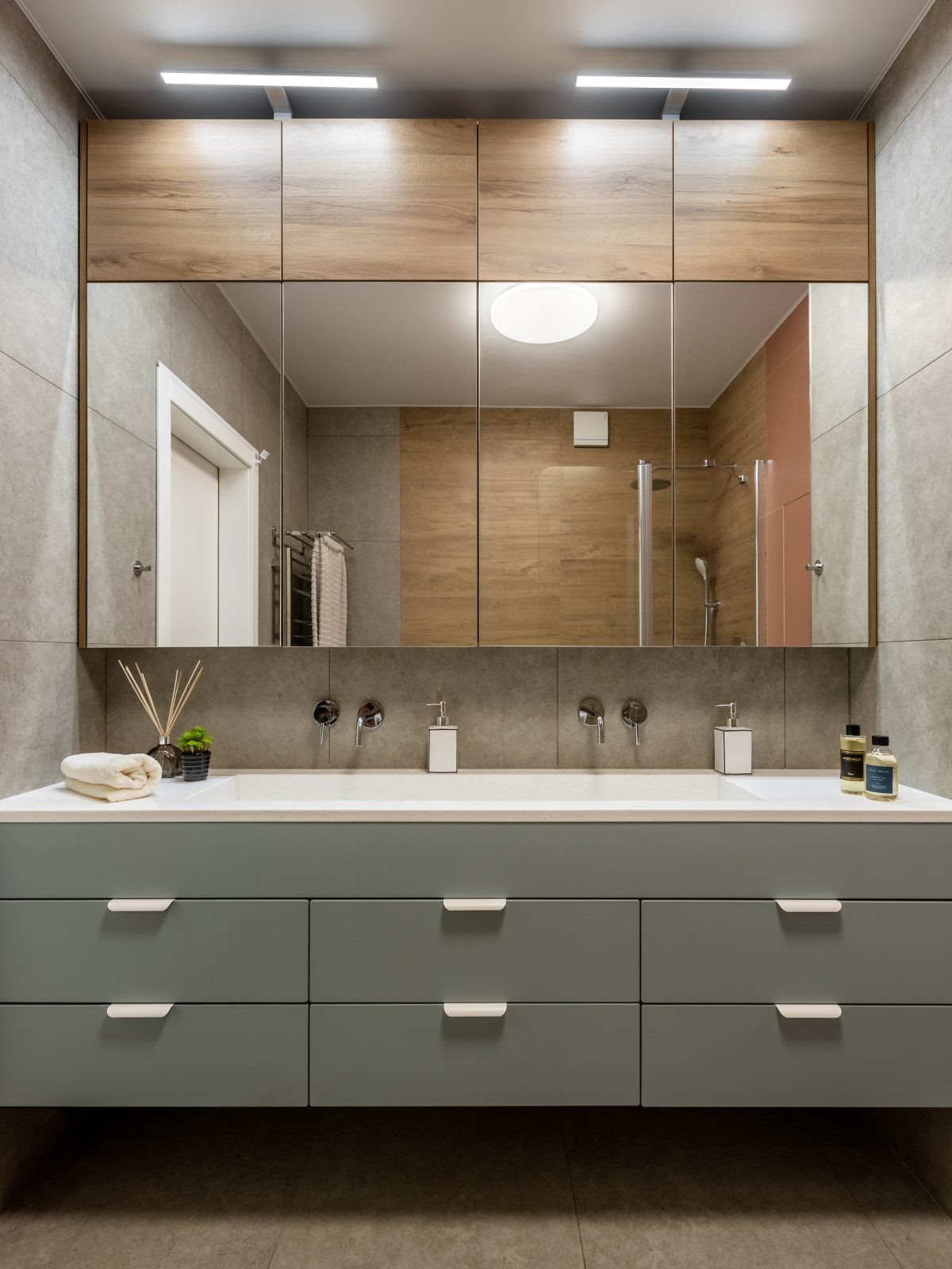 Бетон и пудра