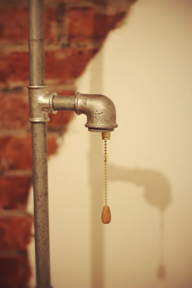 Светильники из водопроводной трубы