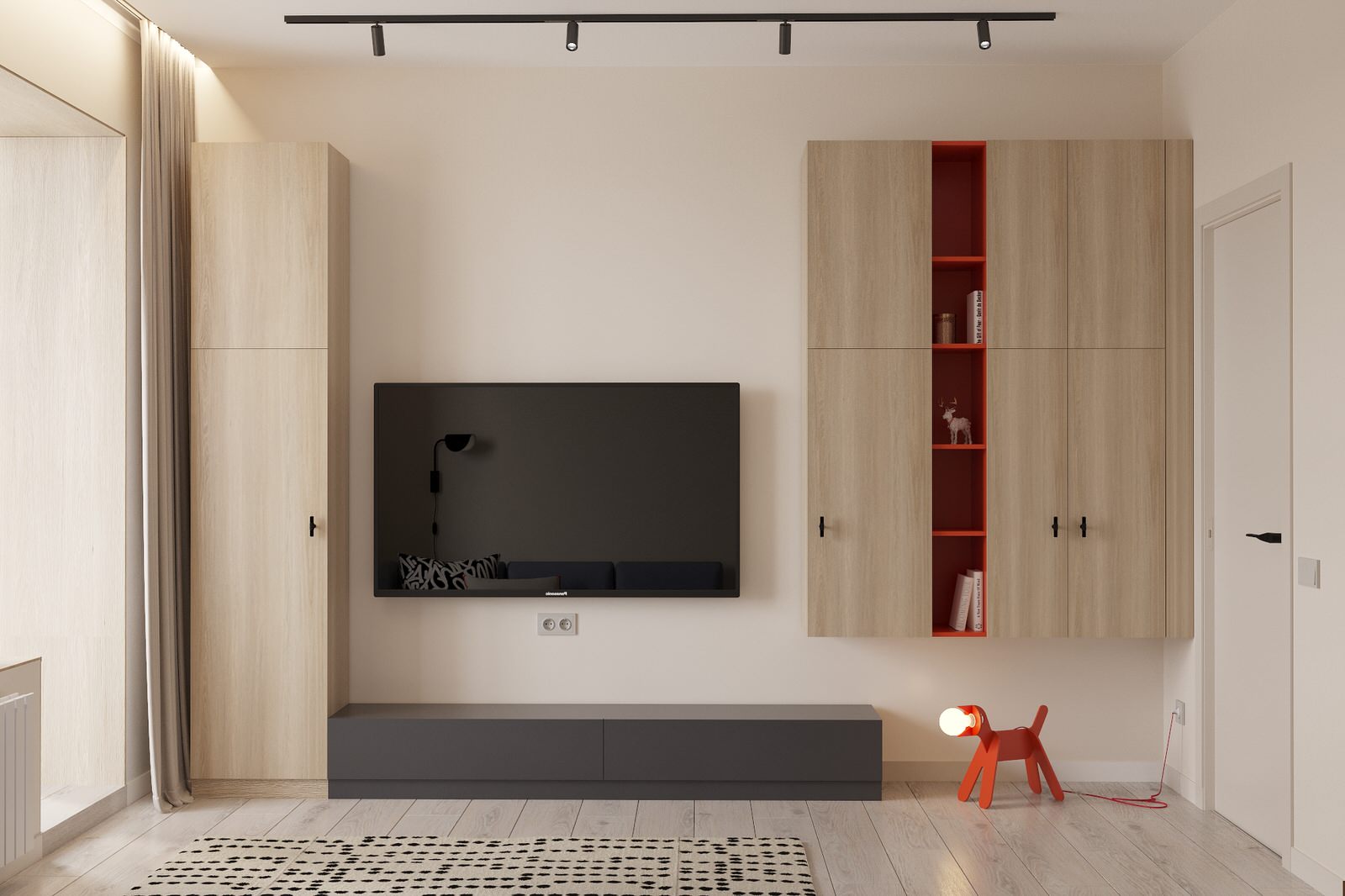 Проект квартиры, площадью 88 кв. м в п. Ганино