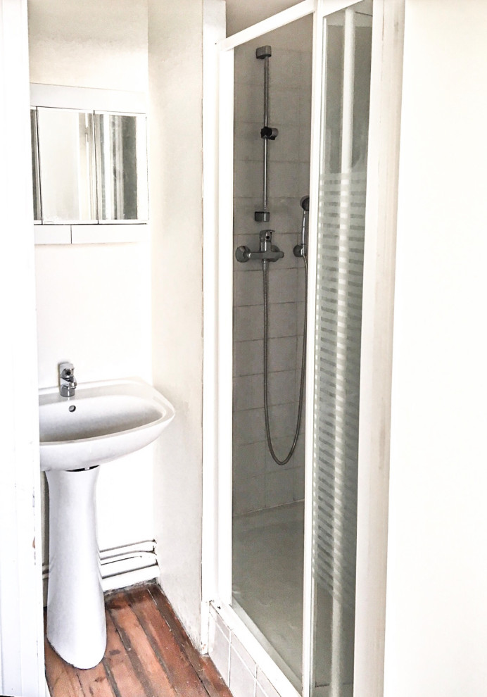 До и после: Двухкомнатная квартира на 38 кв.м в Нанте