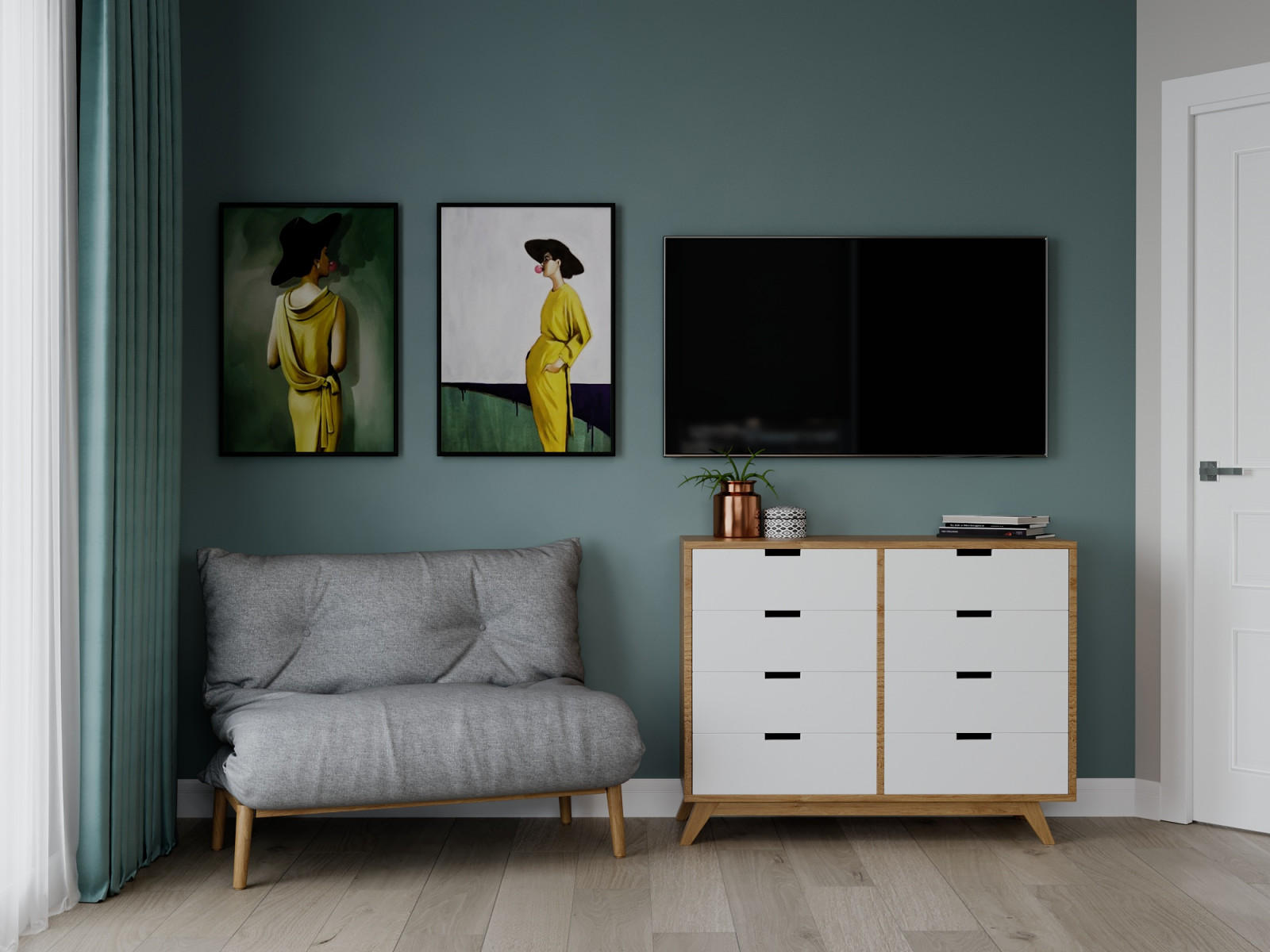 Однокомнатная квартира для молодой девушки