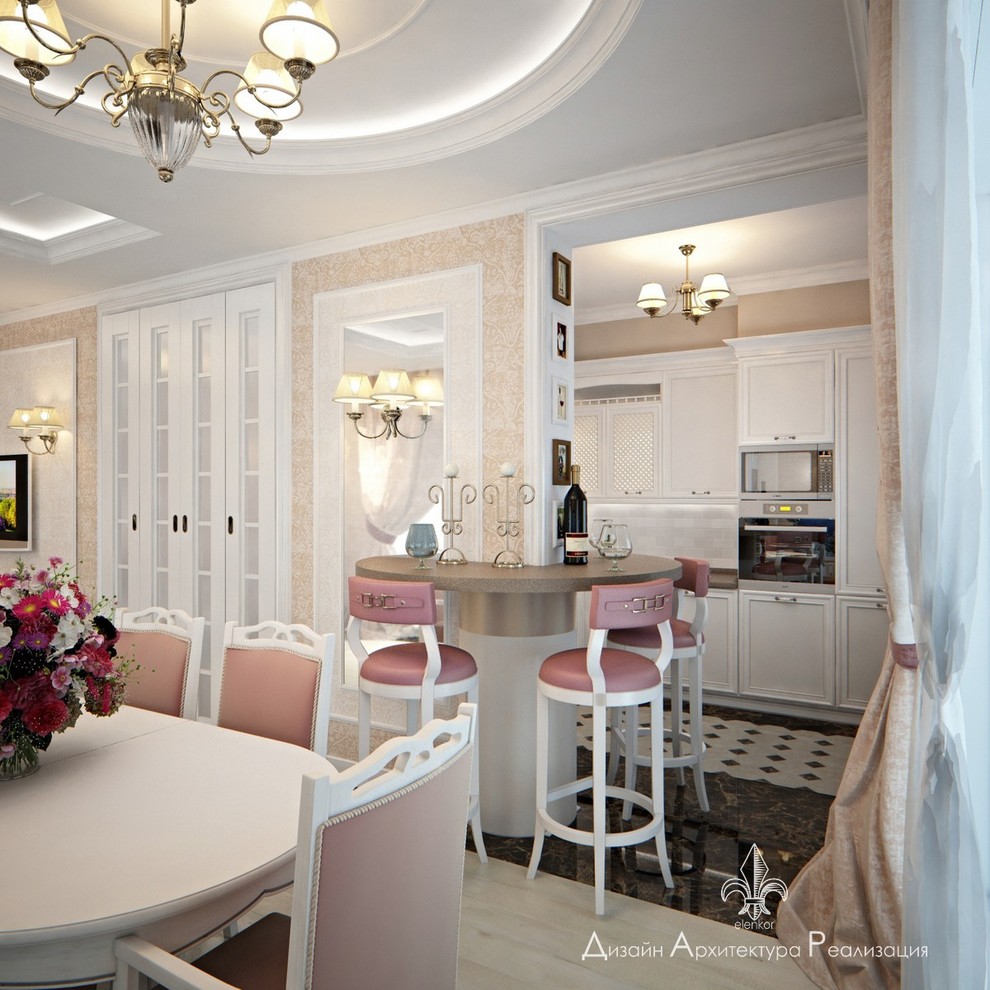 кухня ДОМ 150 М2 П. ЯБЛОНОВСКИЙ КЛАССИКА