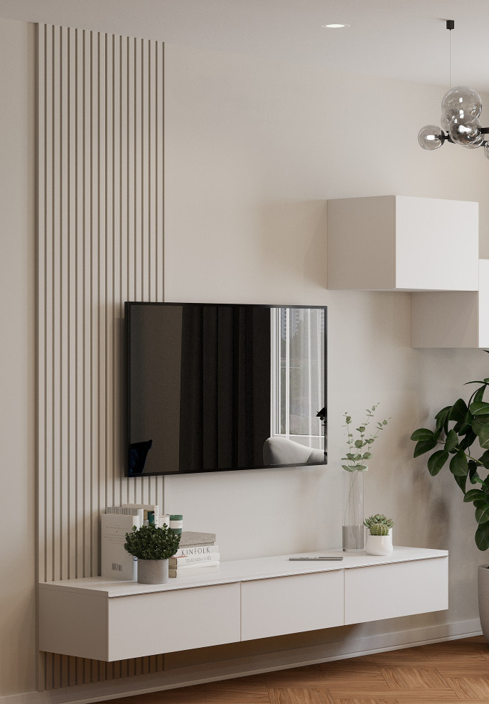 Дизайн-проект кухни-гостиной