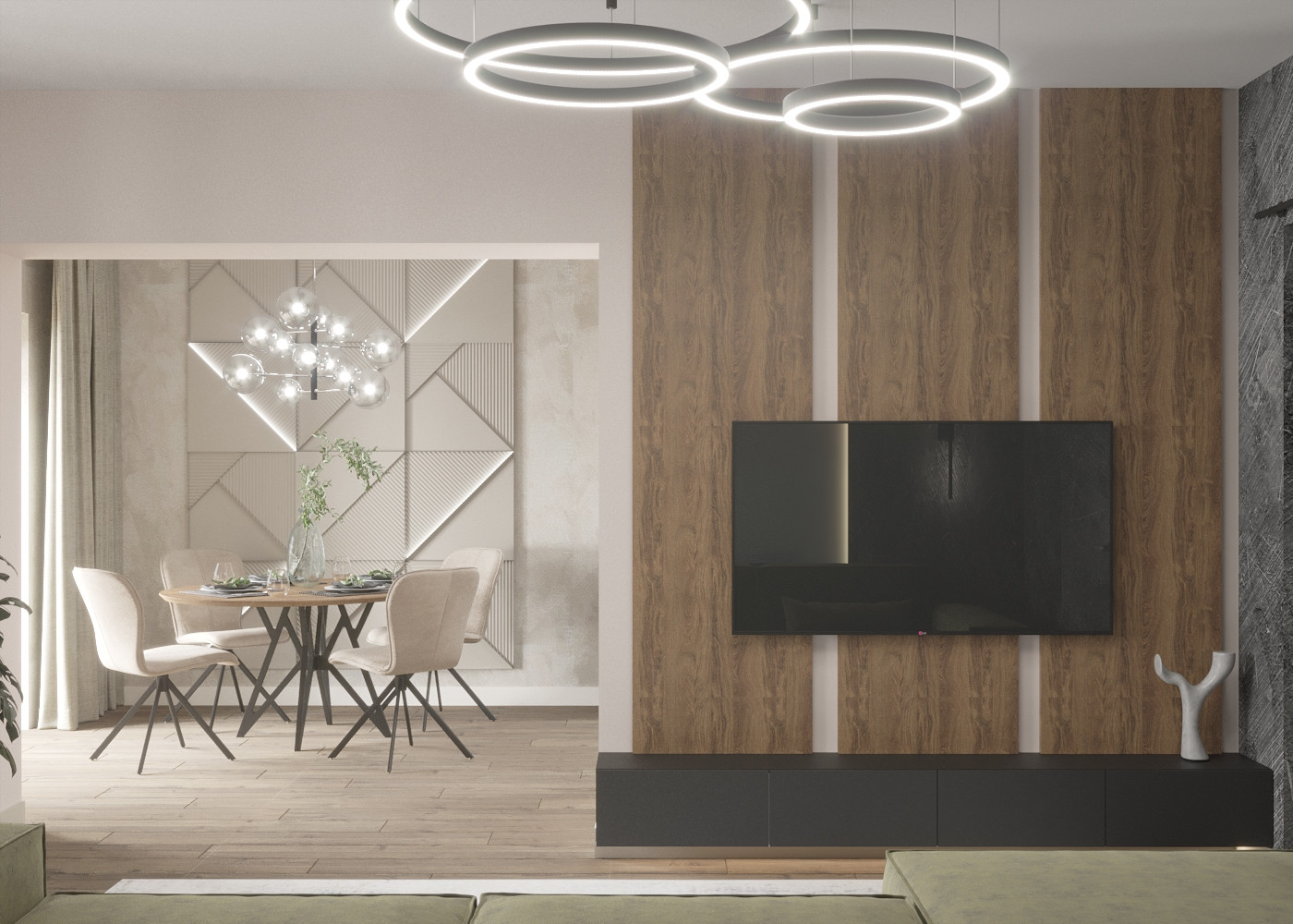 Современная квартира для молодой пары