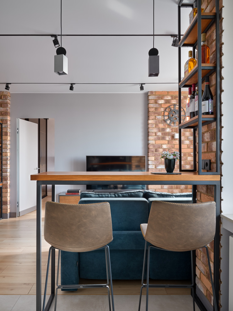 Современный лофт. ЖК Новое Медведково, 64м2