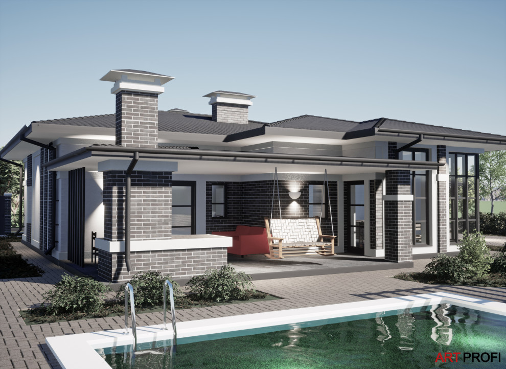 Индивидуальный дом 196 м2