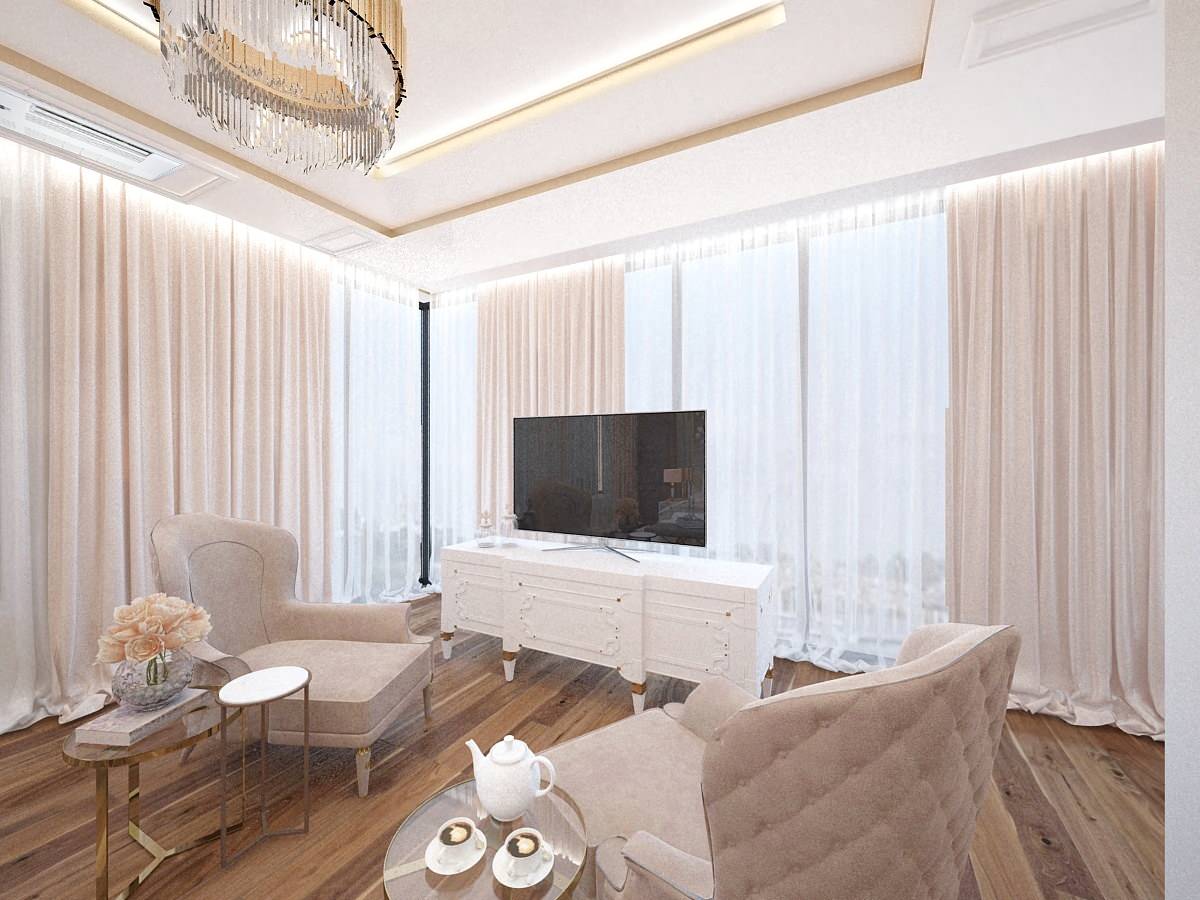Квартира с террасой на Крестовском острове, 357 м2