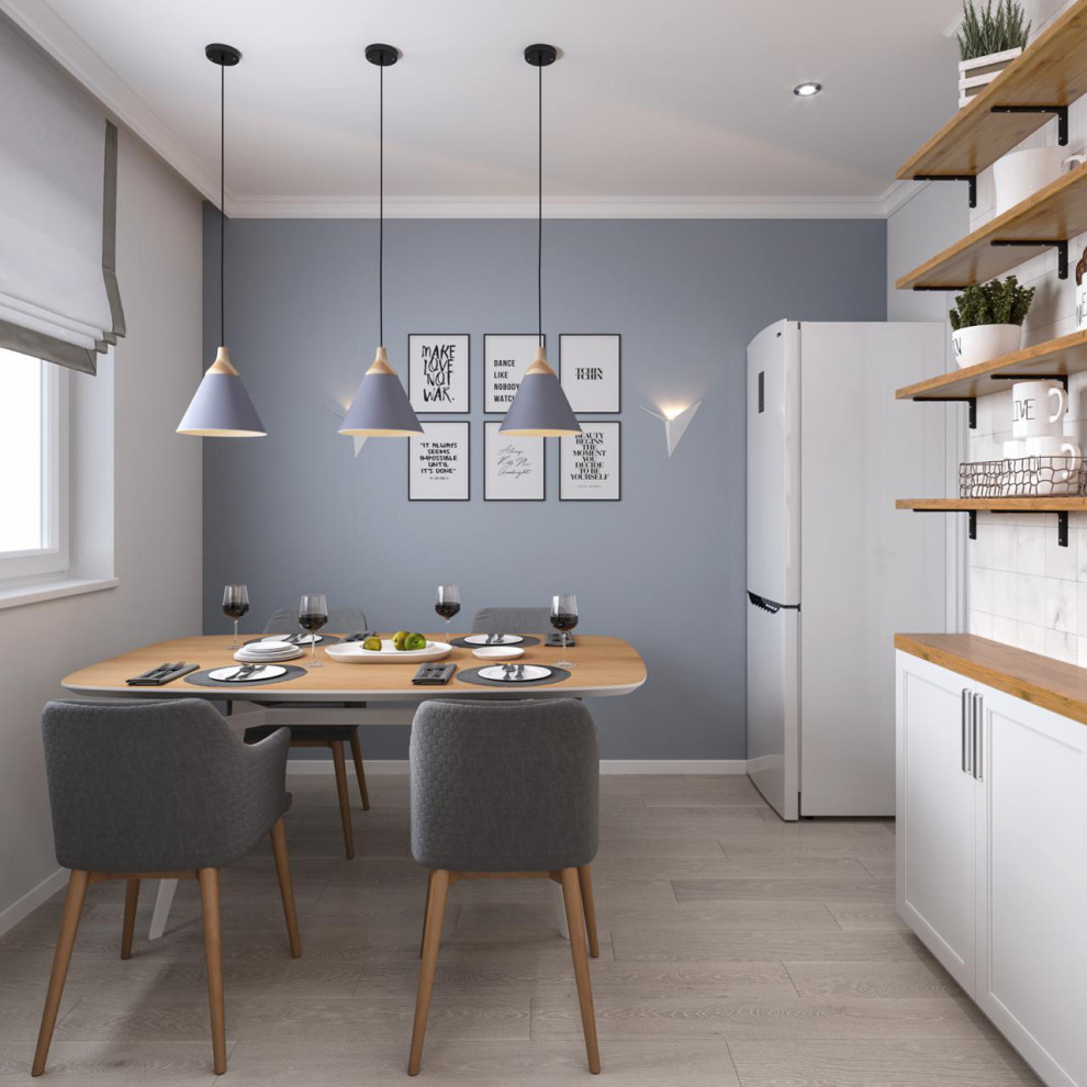 Трехкомнатная квартира в скандинавском стиле