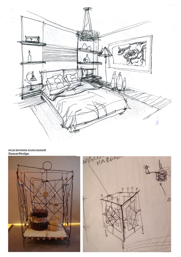 Предпроект(эскизы,коллажи)