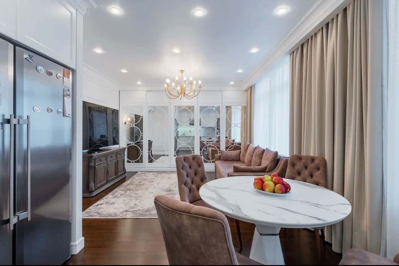 Трёхкомнатная квартира в ЖК "More"