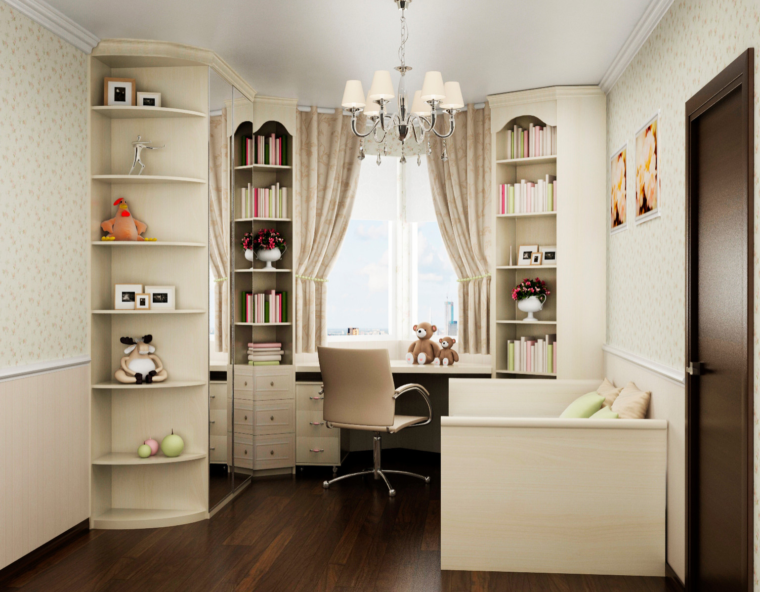 Обложка проекта: Дизайн комнаты девочки