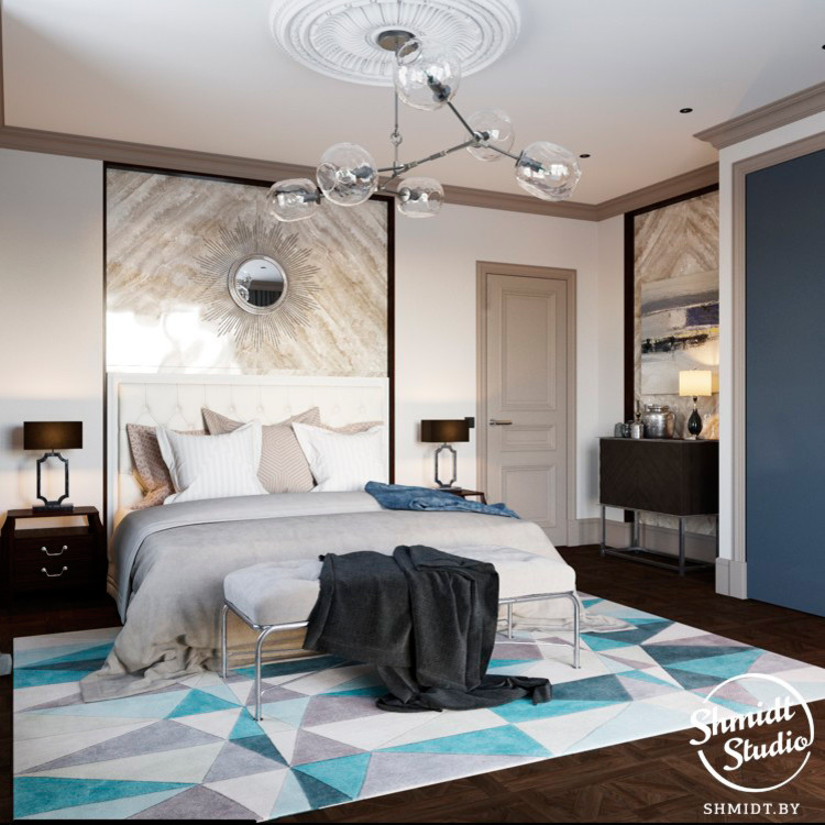 Проект "Яркий" в стиле Ardeco, Минск, 120 м.кв