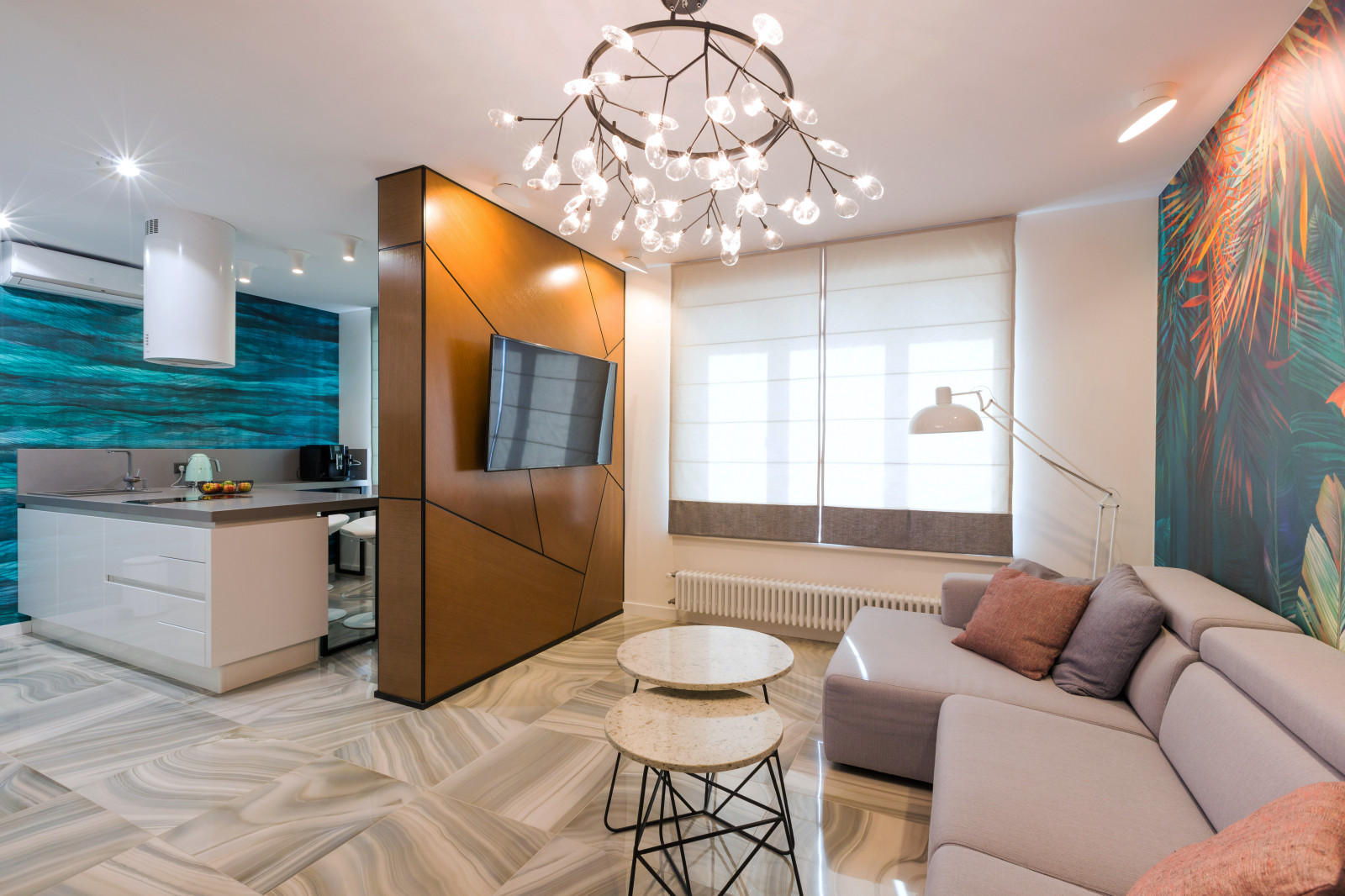 Квартира с яркими акцентами