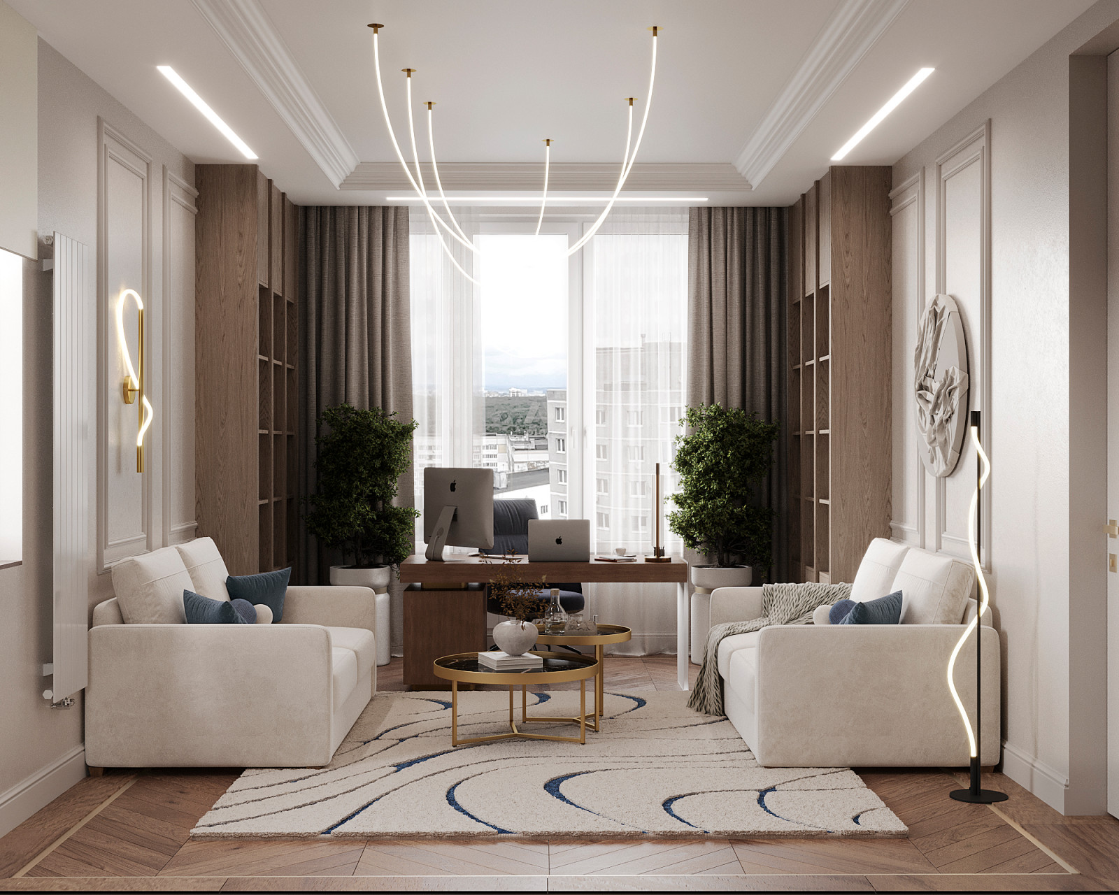 Дизайн квартиры в ЖК "Наследие",  г.Тула