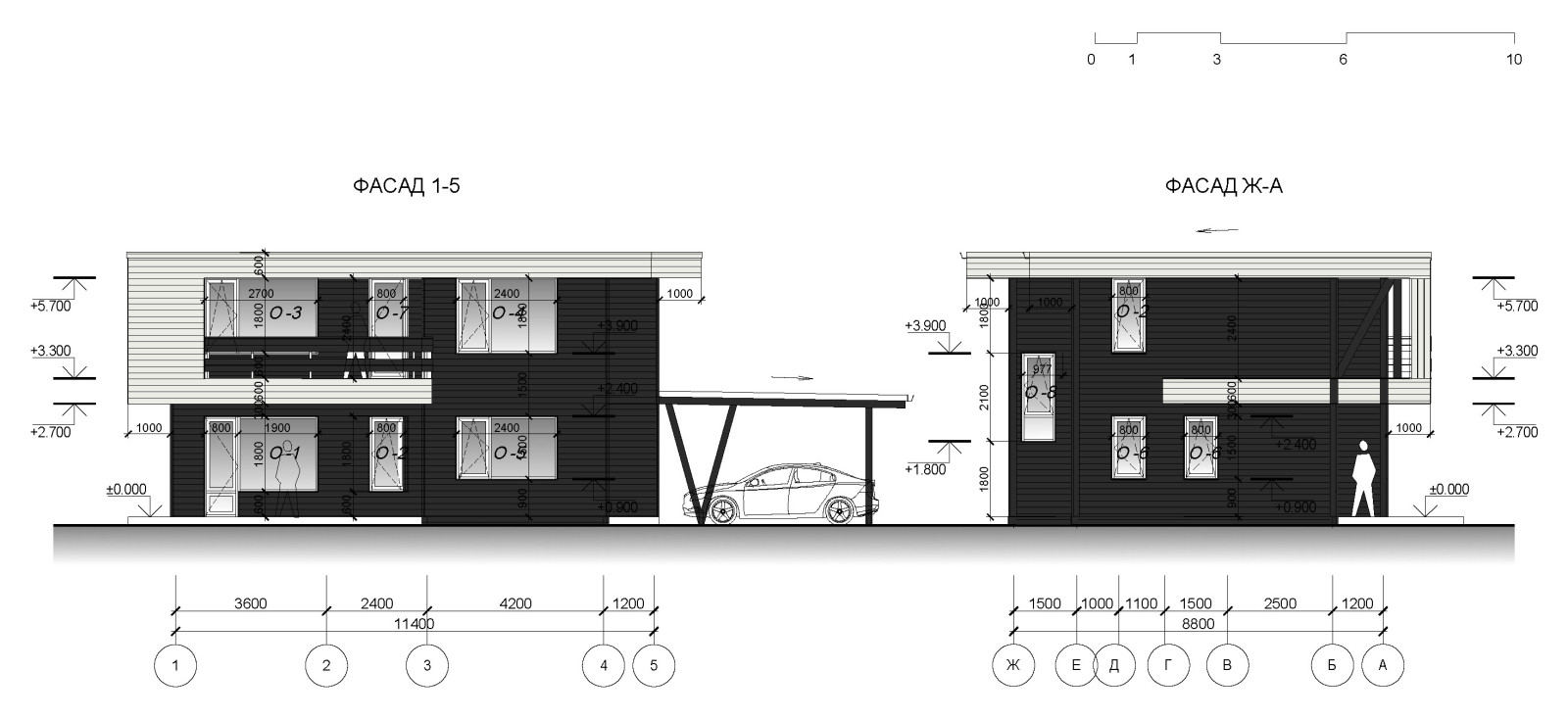 Каркасный дом в Зимней Горке