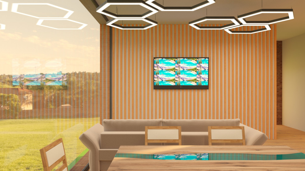 Кухня-гостинная