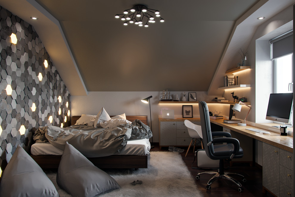 Обложка проекта: Спальня подростка в частном доме в п. Чесноковка