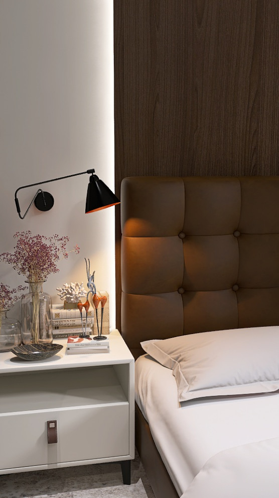 КУХНЯ-ГОСТИНАЯ + СПАЛЬНЯ И КОМНАТА ДЛЯ СЫНА 54 КВ.М.