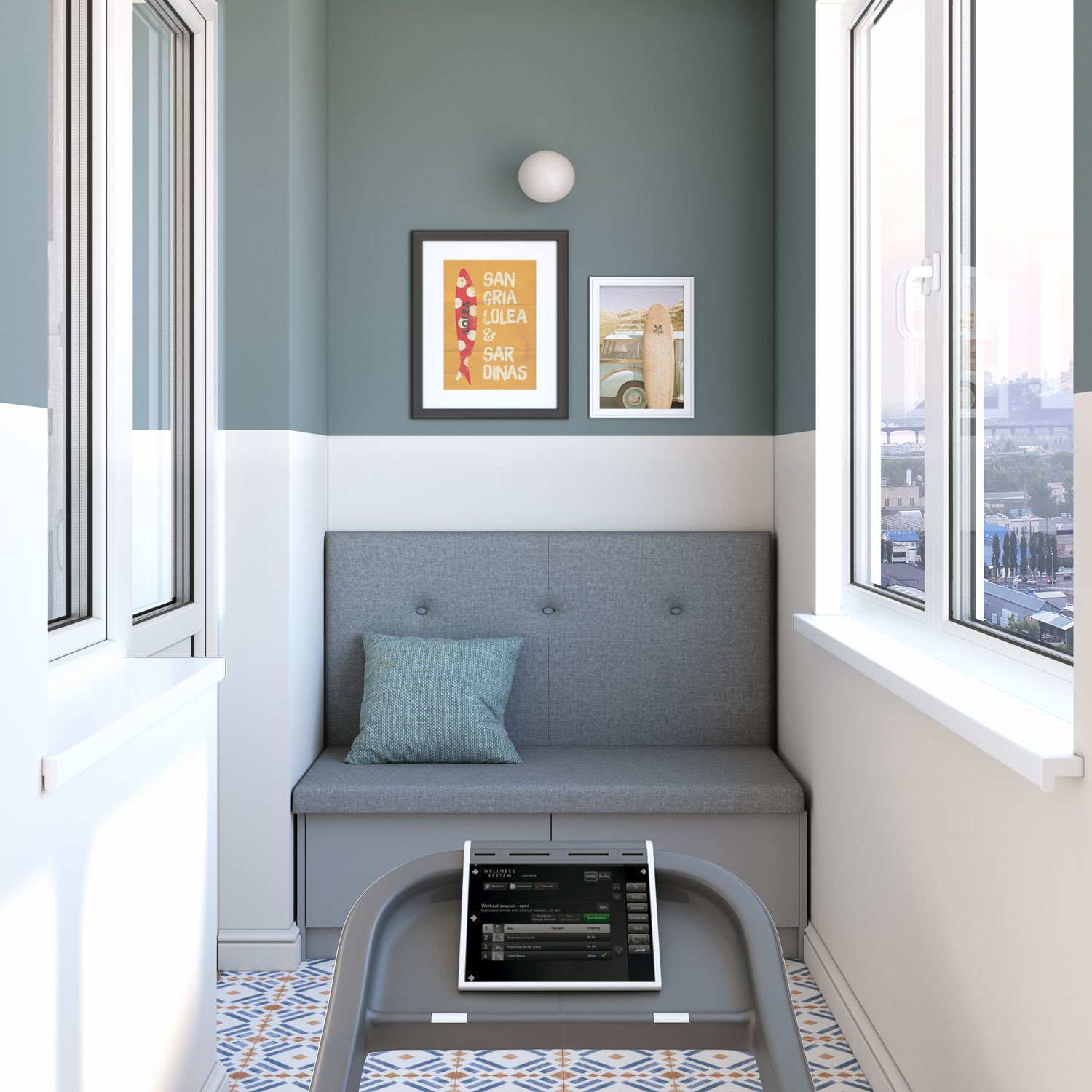 Трехкомнатная квартира для молодой семейной пары