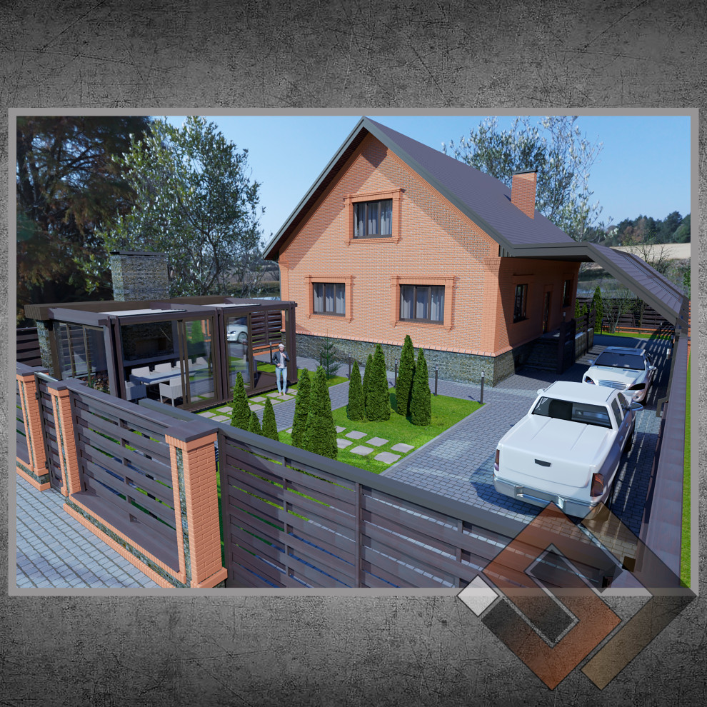 Обложка проекта: Экстерьер частного дома