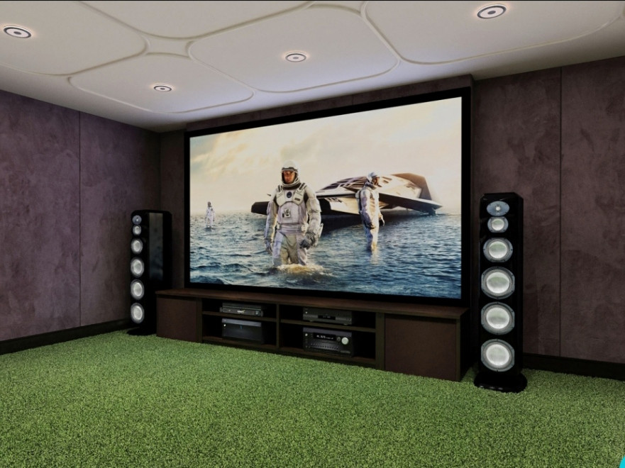 Обложка проекта: Кинозал "Гольф". домашний кинозал в санкт -петербурге