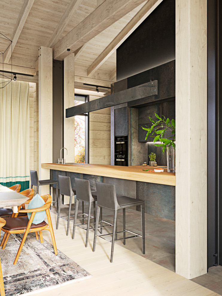 Яркий интерьер дачи на Дубровке