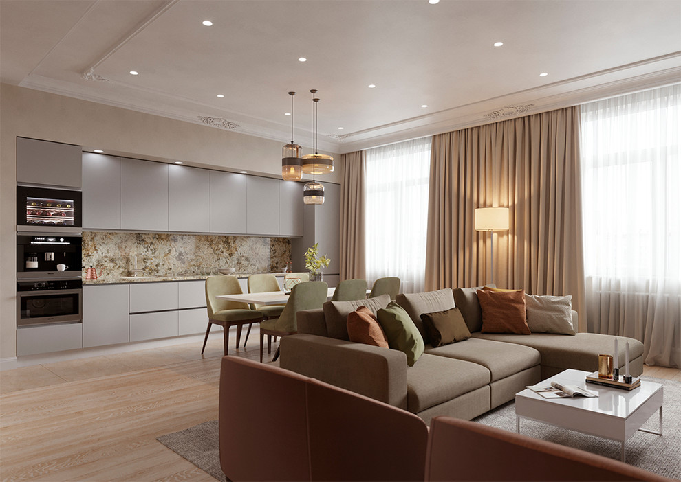 Обложка проекта: Дизайн проект квартиры на ул. Рогожский Вал в Москве, 135м2