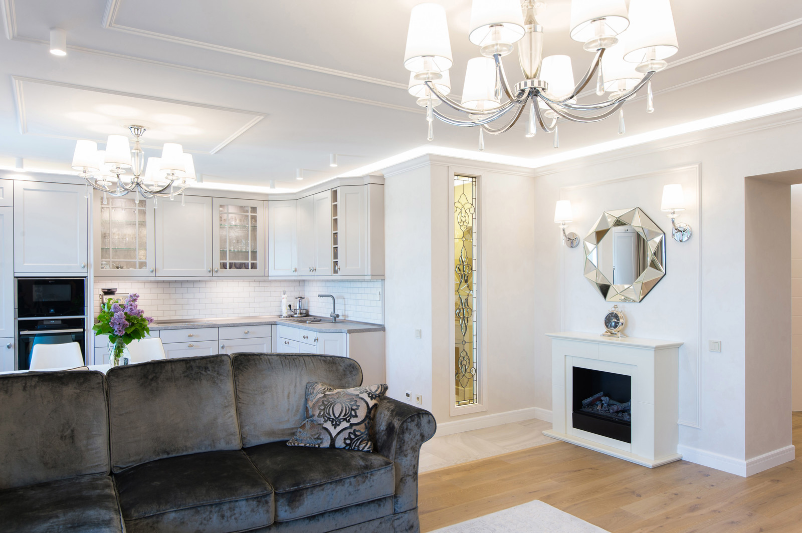 "Американская классика" реализация интерьера.