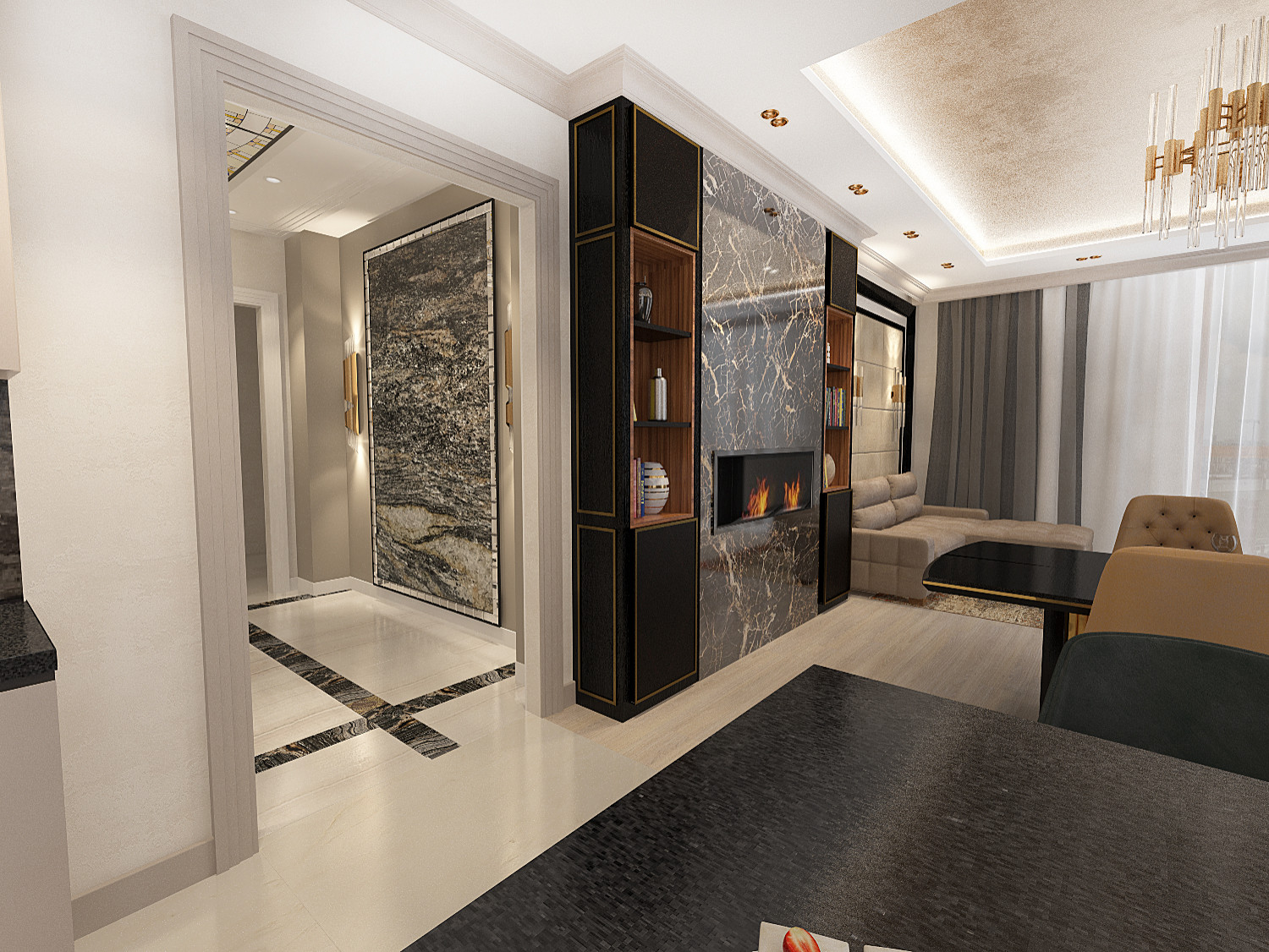 Кухня-гостиная