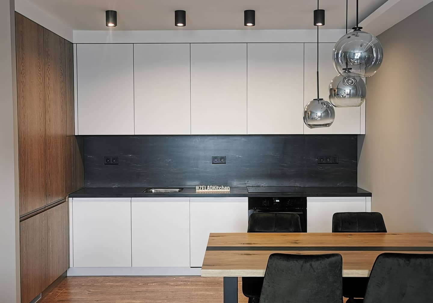 Кухня в современном стиле ЖК "Жемчужина Зеленограда"