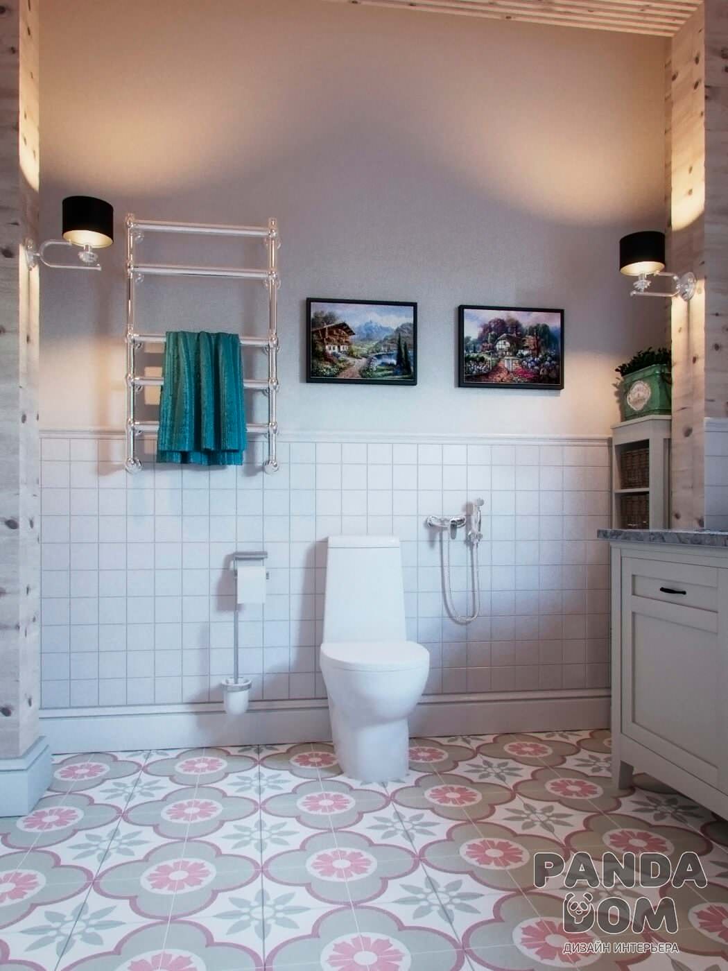 Деревянный дом в стиле кантри